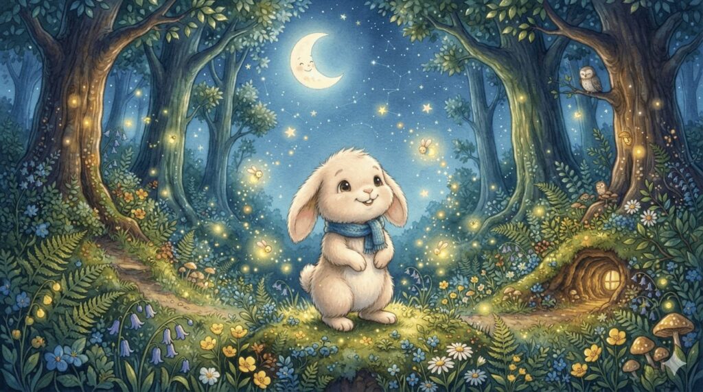 The Story About the Sleepy Bunny bedtime story cover