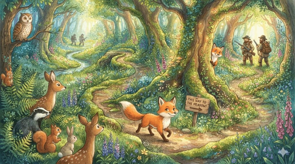 Animal Stories about the Clever Fox using intelligence